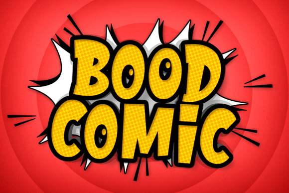Bood Comic: The Perfect Display Font for Handmade Products
