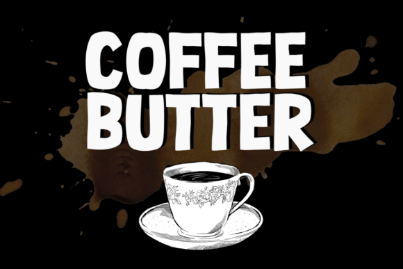 Coffee Butter: A Bold Display Typeface for Modern Editorial Design