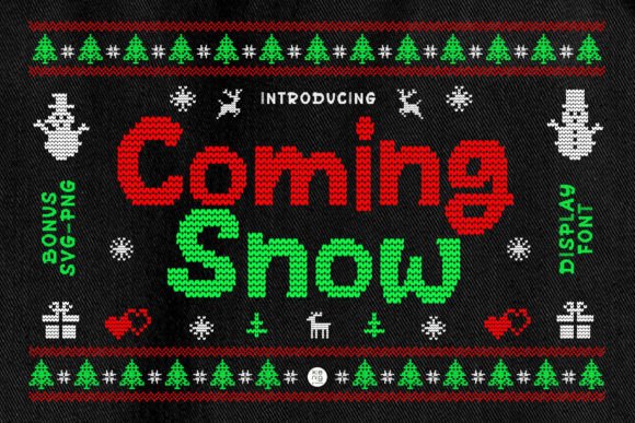 Coming Snow Typeface Review for Holiday Web Projects