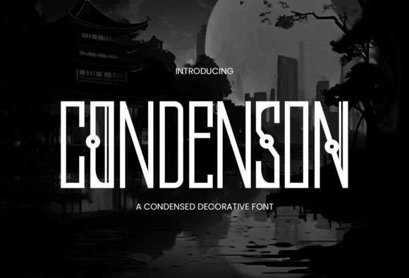 Condenson: A Streamlined Font for Modern Branding