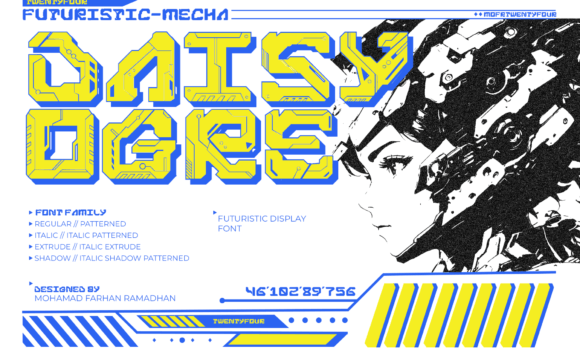 Daisyogre: The Futuristic Typeface for Scroll-Stopping Campaigns