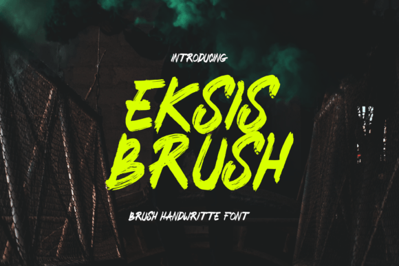 Eksis Brush: The Perfect Display Font for Modern Brand Identity