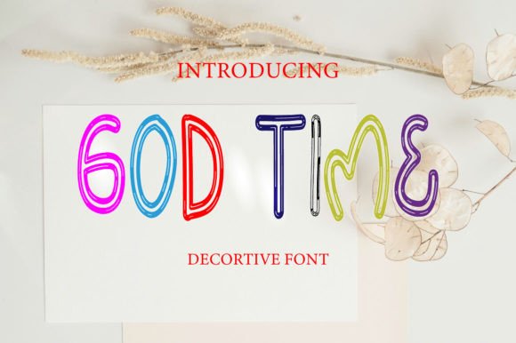 God Time: A Display Typeface for Editorial Clarity and Visual Impact