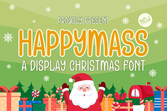 Happymass Font for Festive Web Design