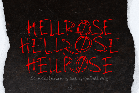 Hellrose: The Hand-Drawn Display Font for Authentic Brand Identity