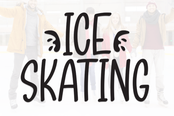 Ice Skating: A Handwritten Display Font for Editorial Design
