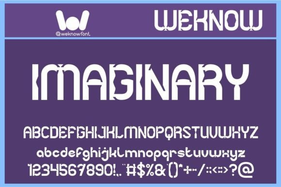 Imaginary: A Display Font for Modern Web Design Projects