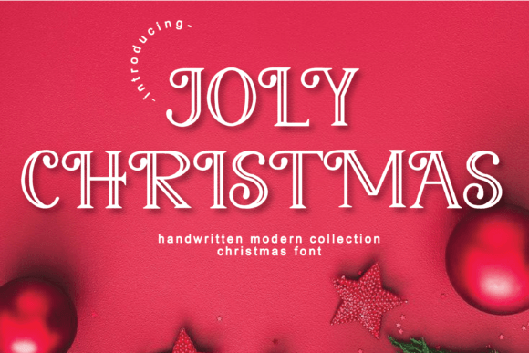 Joly Christmas: A Playful Typeface for Festive Editorial Design