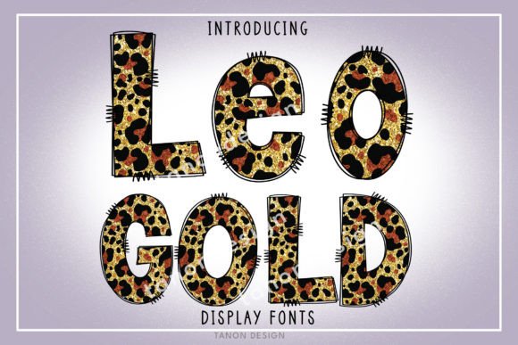 Leopard Gold Font for Modern Web Design