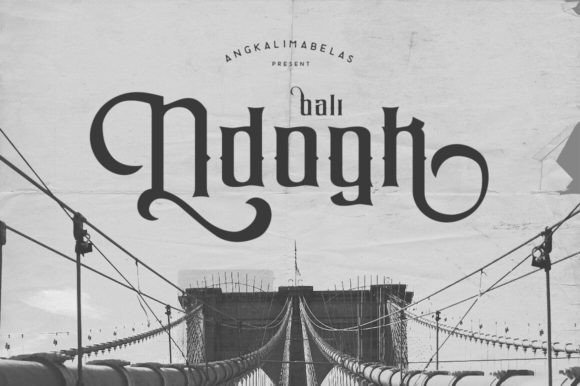 Ndogk: The Display Typeface That Elevates Campaign Visuals