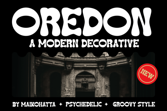 Oredon: A Dynamic Display Typeface for Modern Editorial Design