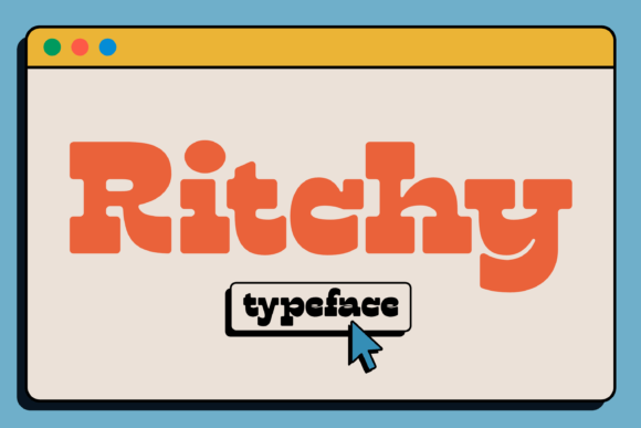 Ritchy: The Retro Display Typeface for Modern Web Design