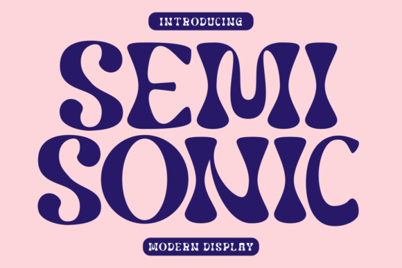 Semisonic: A Modern Display Font for Editorial Identity