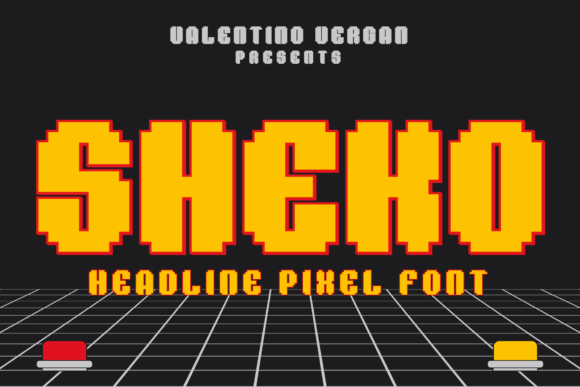 Sheko: The Pixel Font That Brings Retro Branding to Life