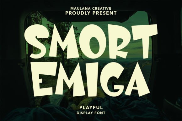 Smort Emiga: A Playful Typeface for Engaging Editorial Design