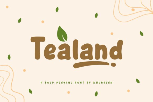 Tealand: The Perfect Display Typeface for Small Business Branding