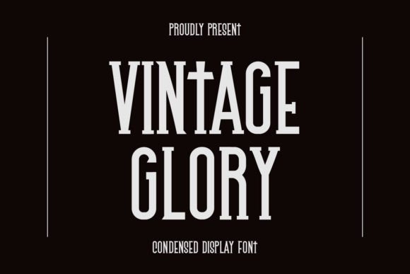 Vintage Glory: The Premium Display Font for Modern Editorial Design
