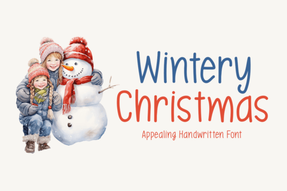 Wintery Christmas: The Premium Display Font for Festive Brand Campaigns