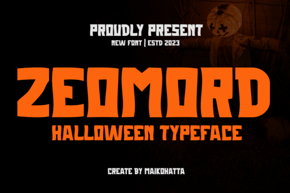 Zeomord: The Spooky Display Font That Elevates Halloween Campaigns